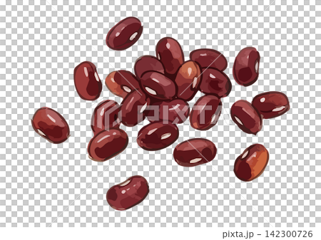 A mouthwatering illustration of red beans A mouthwatering illustration of red beans 142300726