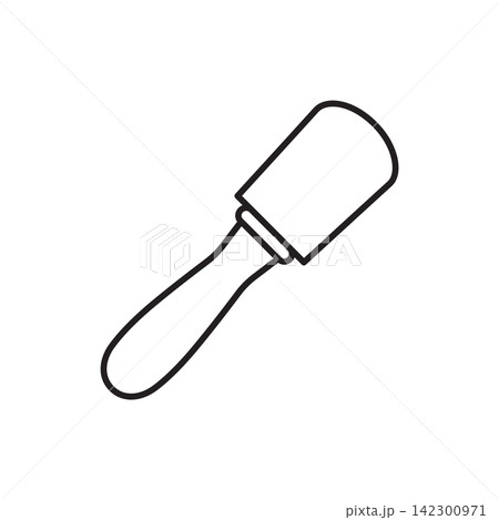 Hand Stitching Mallet Icon for Leatherworking 142300971