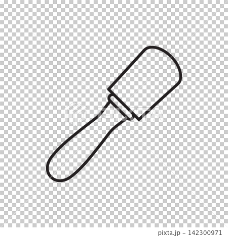 Hand Stitching Mallet Icon for Leatherworking 142300971