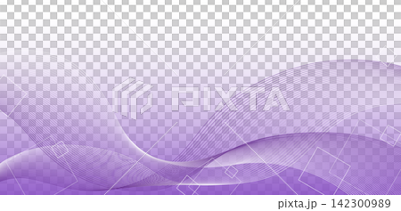 Purple abstract wave line banner background material 10 Purple abstract wave line banner background material 10 142300989