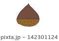 シンプルな栗のイラスト 142301124