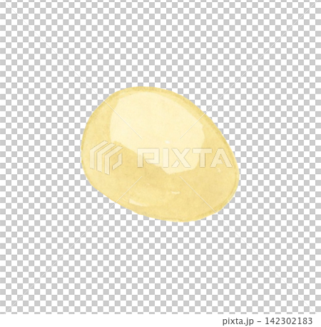煎り大豆（炒り大豆）　手描き水彩イラスト素材 142302183