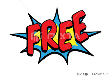 FREE Comic Book Pop Art Explosion Burst Graphic FREE Comic Book Pop Art Explosion Burst Graphic 142305482