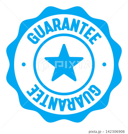 guarantee seal badge. guarantee label sticker. Vector sign guarantee seal badge. guarantee label sticker. Vector sign 142306906