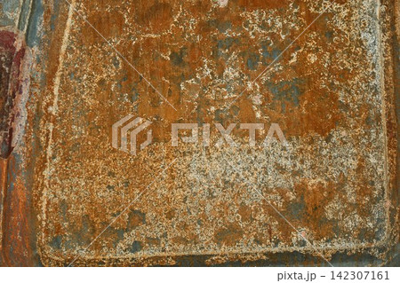 Abstract Rusty Iron Sheet Metal Macro Texture Background Abstract Rusty Iron Sheet Metal Macro Texture Background 142307161