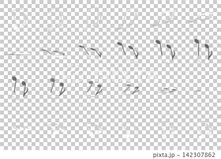 動画編集に最適な音符のアニメーションシーケンス(24コマ)PNG。フリー回転。詳しくはコメントを。 動画編集に最適な音符のアニメーションシーケンス(24コマ)PNG。フリー回転。詳しくはコメントを。 142307862