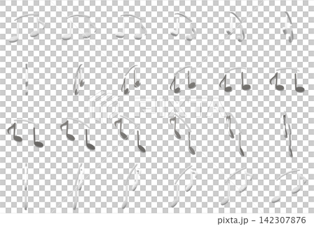 動画編集に最適な音符のアニメーションシーケンス(24コマ)PNG。あおり回転。詳しくはコメントを。 動画編集に最適な音符のアニメーションシーケンス(24コマ)PNG。あおり回転。詳しくはコメントを。 142307876