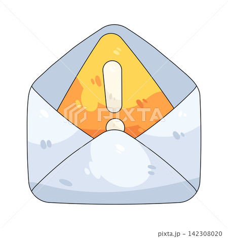 Illustration of email alert Illustration of email alert 142308020