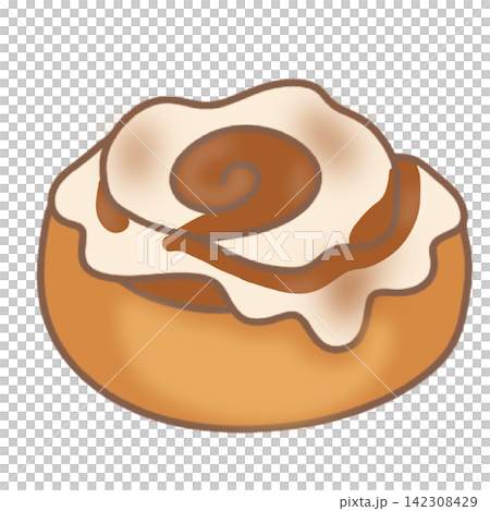 Sweet cinnamon roll bun icing frosting bakery cafe dessert pastry breakfast food sticker print visual graphic clipart artwork design icon element illustration Sweet cinnamon roll bun icing frosting bakery cafe dessert pastry breakfast food sticker print visual graphic clipart artwork design icon element illustration 142308429