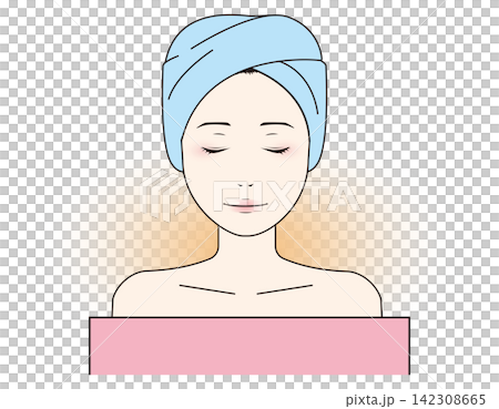 エステティックサロンで施術を受ける女性のベクターイラスト エステティックサロンで施術を受ける女性のベクターイラスト 142308665
