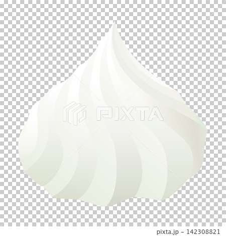 A realistic illustration of whipped cream A realistic illustration of whipped cream 142308821