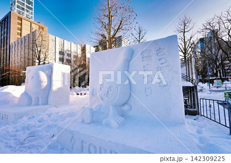 さっぽろ雪まつり大通会場の風景 142309225