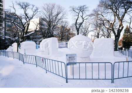 さっぽろ雪まつり大通会場の風景 142309236