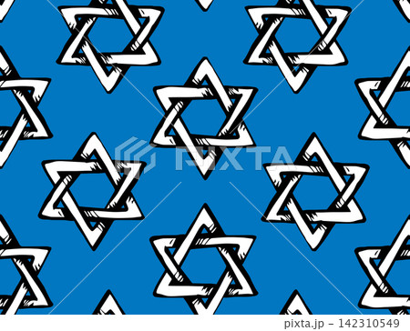 Jewish holiday symbol. Vector drawing 142310549