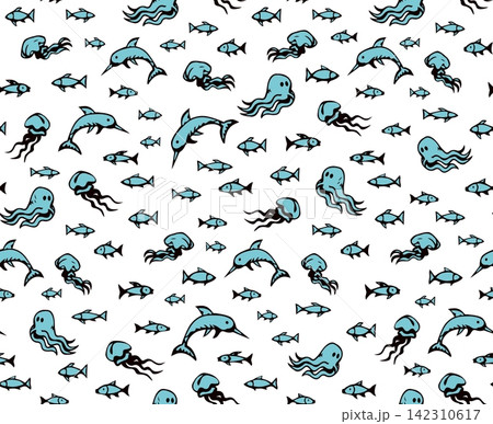 Fish. Vector drawing 142310617