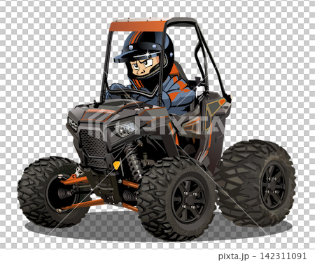 Vector Cartoon Buggy Vector Cartoon Buggy 142311091