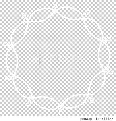 白色優雅框架 白色優雅框架 142311127