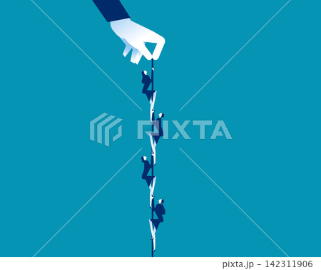 A symbol of control or support from above A symbol of control or support from above 142311906