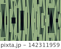 Abstract digital military background with green camouflage geometric patterns and dynamic textures. 142311959