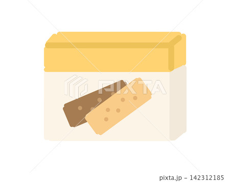 栄養補助食品　非常食　イラスト 142312185