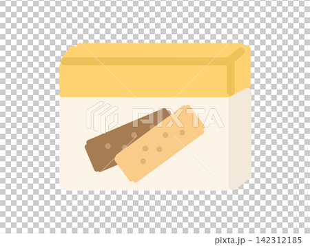 栄養補助食品　非常食　イラスト 142312185