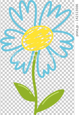 flower drawing kid doodle 142313086