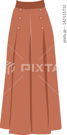 秋服のスカートのイラスト 秋服のスカートのイラスト 142313732
