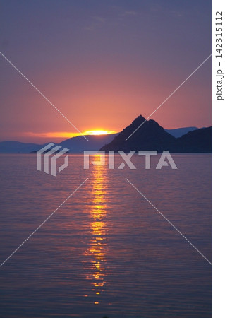 Seaside town of Turgutreis and spectacular sunsets 142315112
