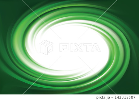Vector background of bright green swirls 142315507