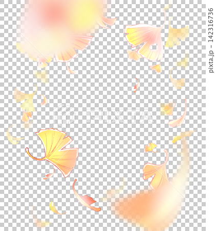 Ginkgo gushing down Ginkgo gushing down 142316736