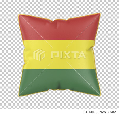 Pillow with the flag of Bolivia 142317502