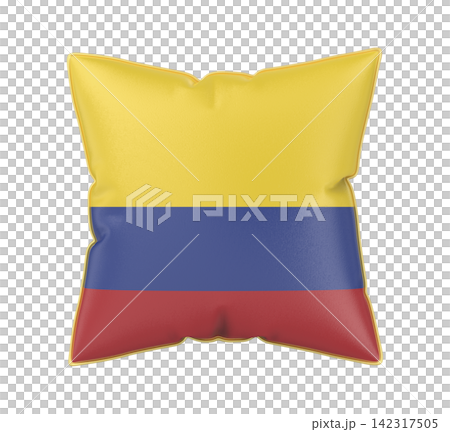 Pillow with the flag of Colombia Pillow with the flag of Colombia 142317505