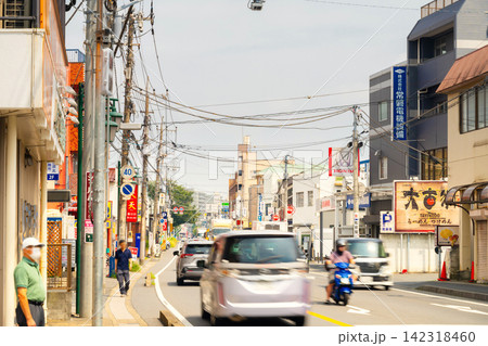 京成松戸線・みのり台駅　駅前通り 142318460