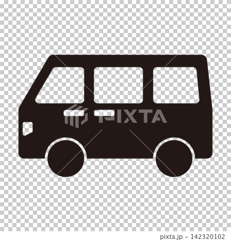 用於接駁車的象形圖圖示向量素材 用於接駁車的象形圖圖示向量素材 142320102