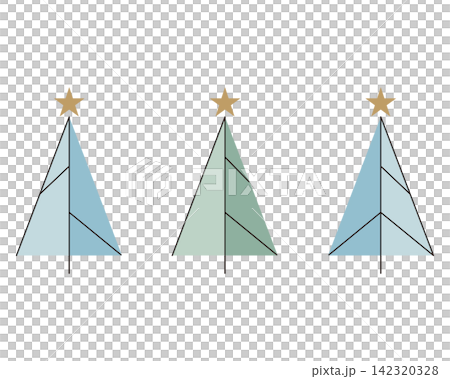 Christmas, geometric design Christmas tree, simple, line drawing, modern, decoration, card, illustration material Christmas, geometric design Christmas tree, simple, line drawing, modern, decoration, card, illustration material 142320328