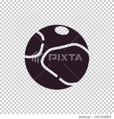 Mars icon (minimalist space vector illustration) Mars icon (minimalist space vector illustration) 142320693