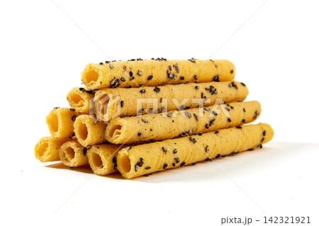traditional Crispy Wafer Egg Roll Sweet Snack traditional Crispy Wafer Egg Roll Sweet Snack 142321921