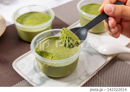 matcha Jasmine Tiramisu Layered Dessert Sweet Food matcha Jasmine Tiramisu Layered Dessert Sweet Food 142322014