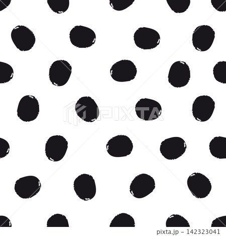 Abstract seamless pattern with polka dots. Abstract seamless pattern with polka dots. 142323041