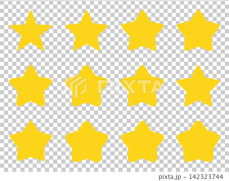 Cute star vector illustration set. Frames, borders, dreamy cute Cute star vector illustration set. Frames, borders, dreamy cute 142323744
