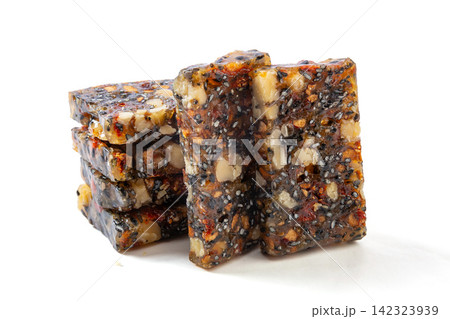black Sesame Walnut Soft Cake Slices 142323939
