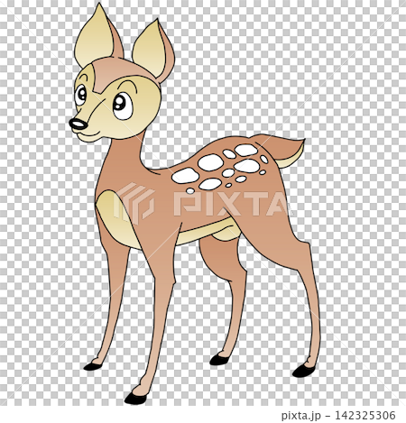 Hand-drawn animal illustration ☆ Fawn Hand-drawn animal illustration ☆ Fawn 142325306