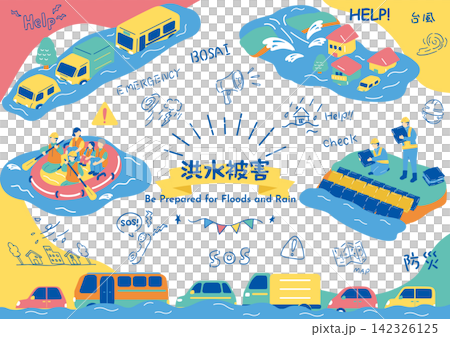暴雨導致的洪澇災害 暴雨導致的洪澇災害 142326125