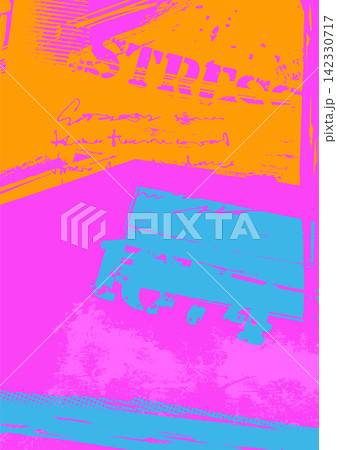 Colorful pop art grunge brush background 142330717