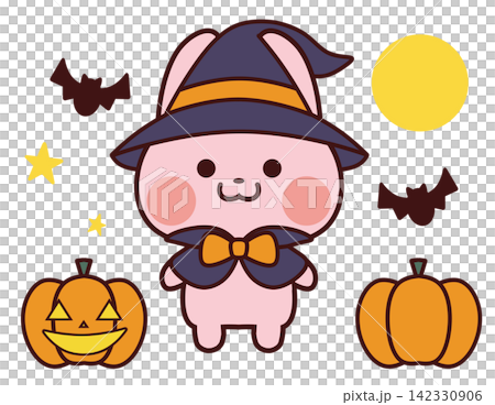 萬聖節粉紅兔子 萬聖節粉紅兔子 142330906