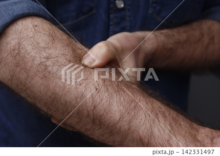 Pain in arm after work Pain in arm after work 142331497