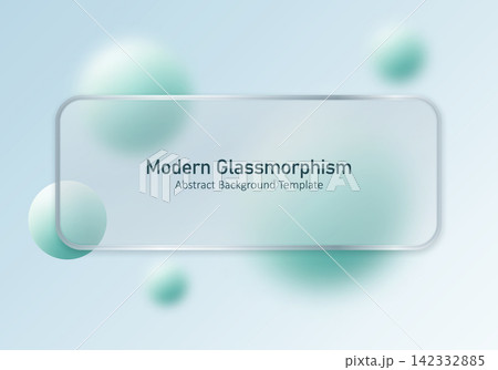 Mint teal glass morphism web banner with frosted horizontal panel Mint teal glass morphism web banner with frosted horizontal panel 142332885