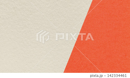Light beige texture background with coral orange diagonal angled split and copy space for template, banner, presentation Light beige texture background with coral orange diagonal angled split and copy space for template, banner, presentation 142334461