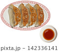 中華皿の餃子 142336141