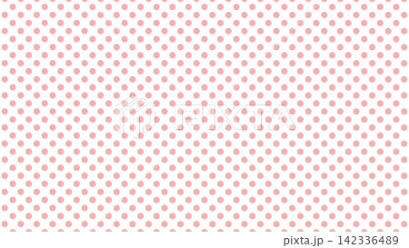 ピンク色のドットの背景素材 ピンク色のドットの背景素材 142336489